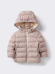 Baby PUFFTECH Washable Parka | Checked - Image 2