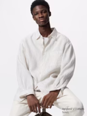 Premium Linen Shirt | Striped - Image 2