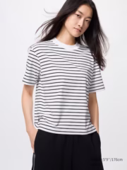 AIRism Cotton T-Shirt | Striped