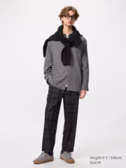 Flannel Easy Ankle Pants | Checked