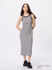 Ribbed Bra Dress | Striped
