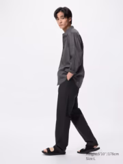 Linen Blend Relaxed Pants | Tall - Image 2