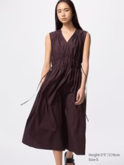 Cotton Gathered Dress