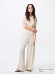 Crepe Jersey Straight Pants - Image 2
