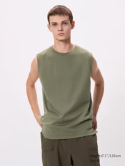 AIRism Cotton T-Shirt | Sleeveless