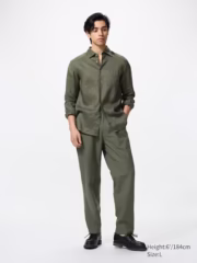 Linen Blend Relaxed Pants - Image 2