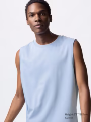 AIRism Cotton T-Shirt | Sleeveless - Image 2